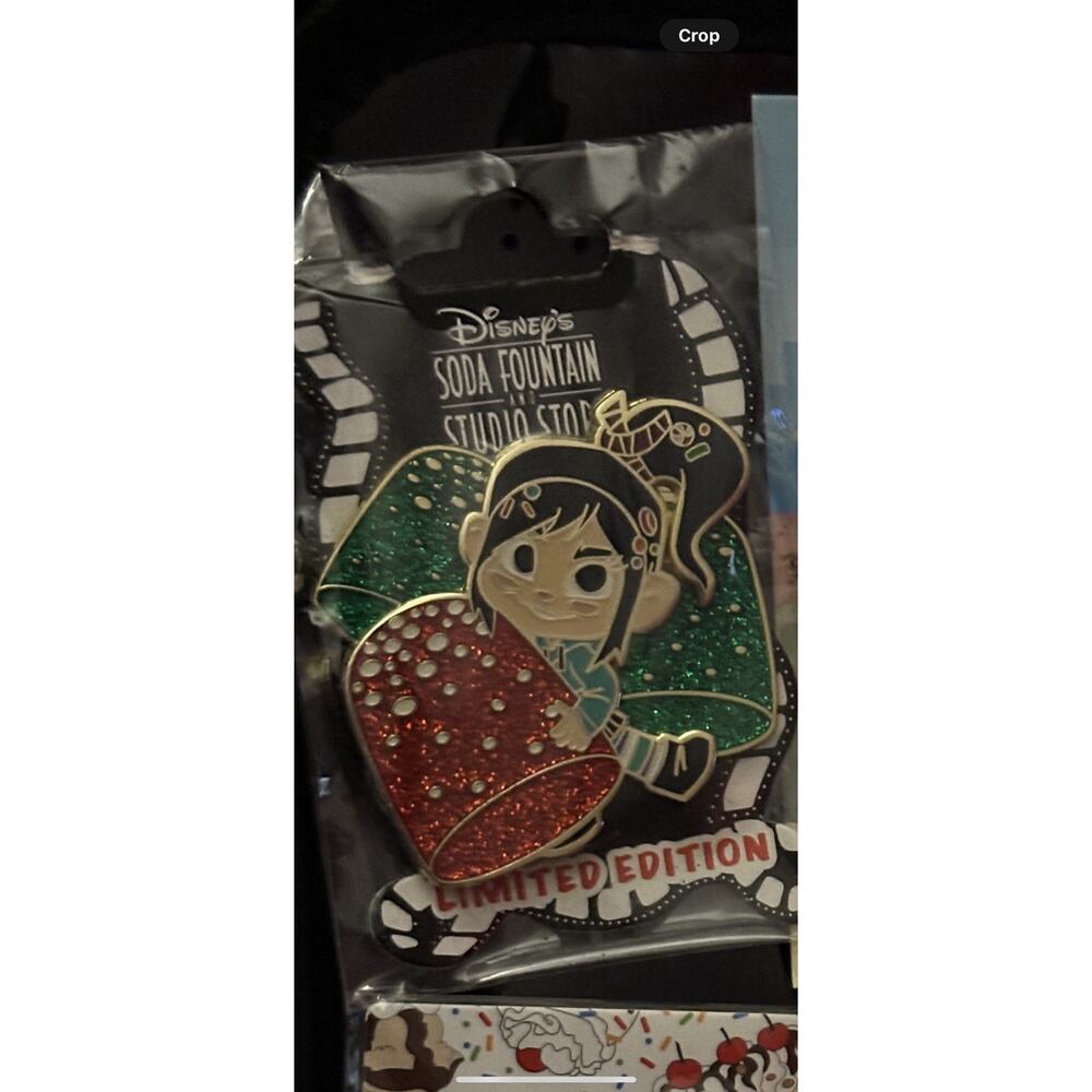 Disney Soda Fountain DSSH Vanellope Pin Wreck it Ralph Gumdrop Christmas LE